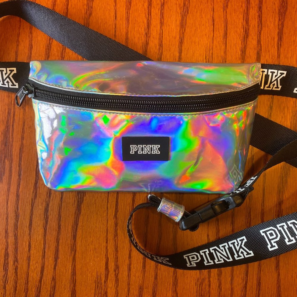 PINK Victoria's Secret Hologram Fanny Pack/Bum Bag